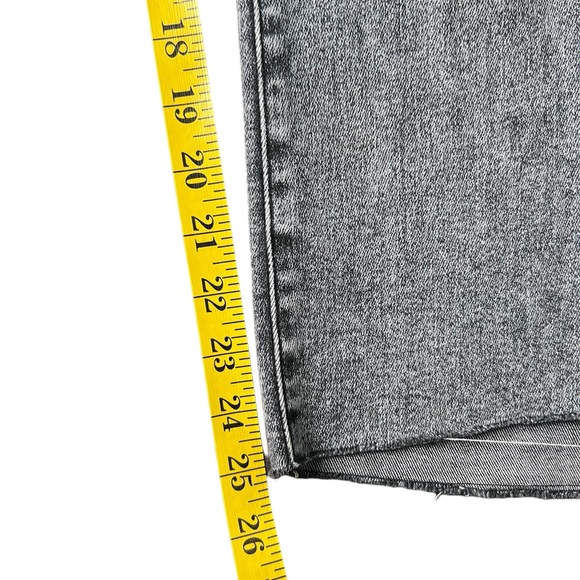 MOTHER Denim The Insider Crop Step Fray Jeans Wash Train Stops Size 24 - Picture 14 of 16